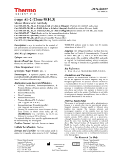 c-myc Ab-2 (Clone 9E10.3)