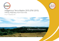Indigenous Terra Madre 2015 (ITM 2015)