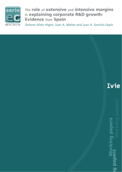 The role of extensive and intensive margins in explaining corporate