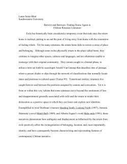 Laura Senio Blair Southwestern University Betwixt and Between