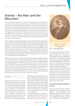 Everest &ndash; the Man and the Mountain