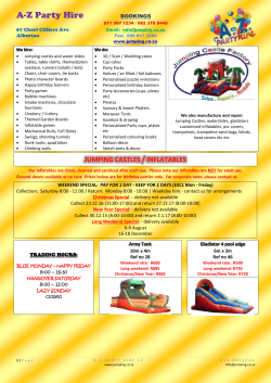 AZ Party Hire - Jumping Castle Factory