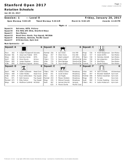 Roster - Stanford Open