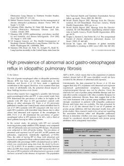 High prevalence of abnormal acid gastro