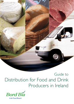 Distribution for Food and Drink Producers in Ireland