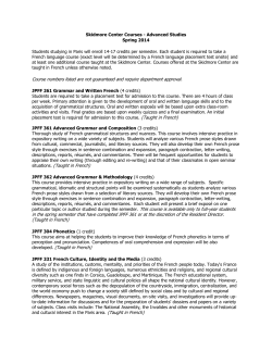 Course numbers listed are not guaranteed and require department