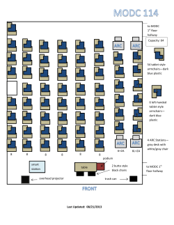 54 tablet style armchairs—dark blue plastic 4 ARC Stations— gray