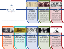 History of Vaccines Timeline