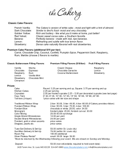 Classic Cake Flavors: French Vanilla: The Cakery`s version of white