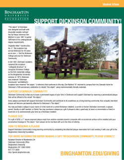 support dickinson community!