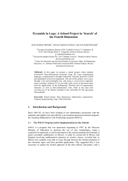 Pyramids in Logo: A School Project in `Search`