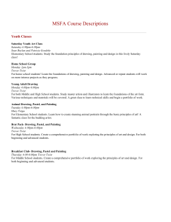 MSFA Course Descriptions - Mitchell School of Fine Arts