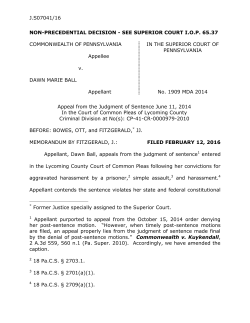 t. - Pennsylvania Courts