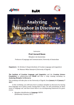 Analyzing Metaphor in Discourse