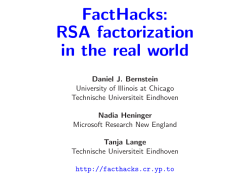 FactHacks: RSA factorization in the real world