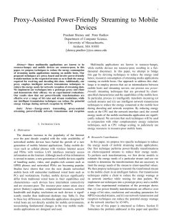 Proxy-Assisted Power-Friendly Streaming to Mobile