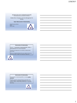 Module 9 - Memoranda