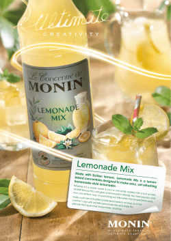 Lemonade Mix