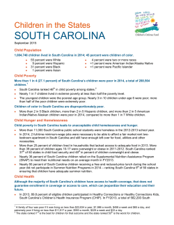 south carolina - Children`s Defense Fund
