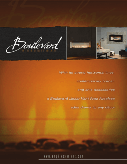 boulevard vent-free linear fireplaces