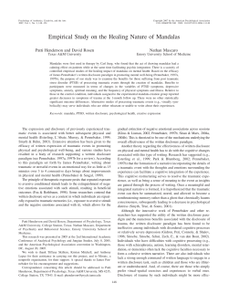 Empirical Study on the Healing Nature of Mandalas