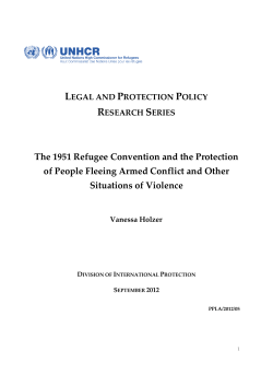 LEGAL AND PROTECTION POLICY RESEARCH SERIES