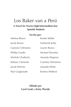 Los Baker van a Per&uacute;