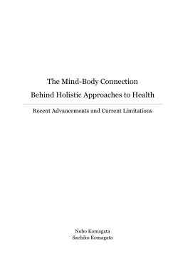 The Mind-Body Connection Behind Holistic