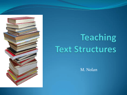 Text Structures