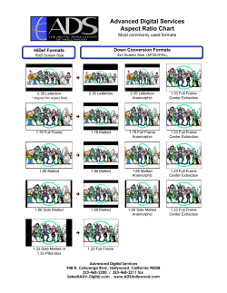 ADS Aspect Ratio Chart - Digital Cinema Society