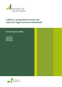 Labour`s proposed income tax rises for high