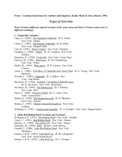 Types of Text Sets - College of Education