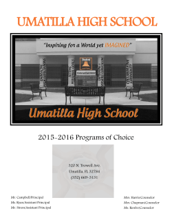 Program of Choice - Lake County Schools