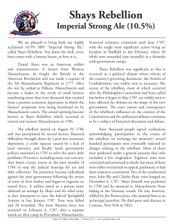 Shays Rebellion - Sons Of Liberty