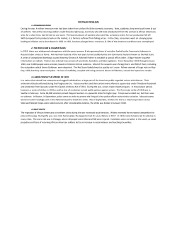 POSTWAR PROBLEMS 1. DEMOBILIZATION