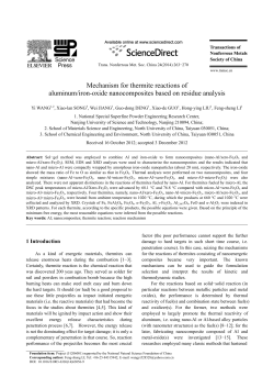 Mechanism for thermite reactions of aluminum/iron