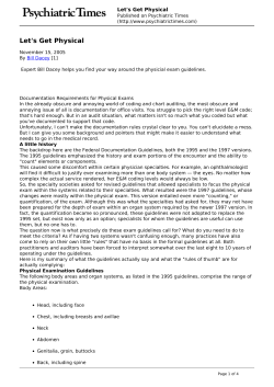 Let`s Get Physical - Psychiatric Times