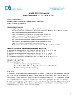 Onion Creek Mosasaur - Environmental Science Institute