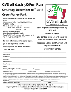 GVS elf dash 5K/Fun Run - Watauga County Schools