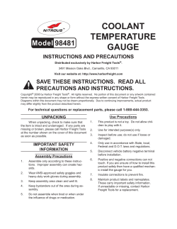 coolant temperature gauge