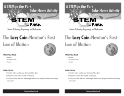 ton`s First The Lazy Coin-Newton`s First Law of Motion