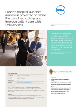 London hospital launches ambitious project to optimise the