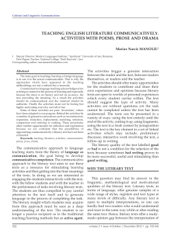 - International Journal of COMMUNICATION RESEARCH