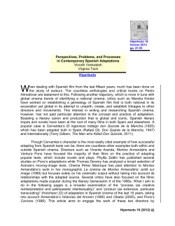 Perspectives, Problems, and Processes in Contemporary Spanish