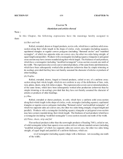 SECTION-XV 654 CHAPTER-76 Aluminium and articles thereof In