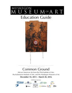 Education Guide - Muskegon Museum of Art