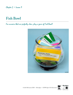 Fish Bowl - Minnesota DNR