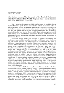 355 John Andrew Morrow, The Covenants of the