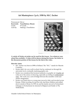 Art Masterpiece: Cycle, 1938 by MC Escher