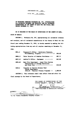THE BOARD OF SUPERVISORS OF THE COU ark